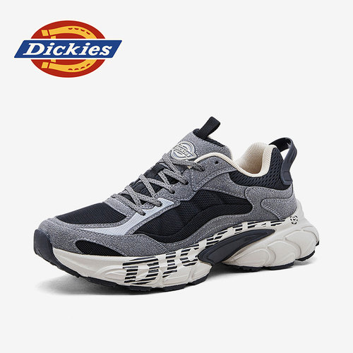 Dickies老爹鞋男款2026春季新款网面男鞋厚底增高男士运动休闲鞋