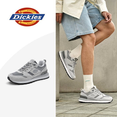 Dickies男鞋2025新款冬季秋冬网面鞋子阿甘鞋男款男士户外休闲鞋