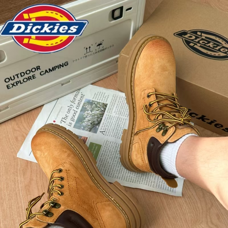 Dickies新款加绒厚底大黄靴