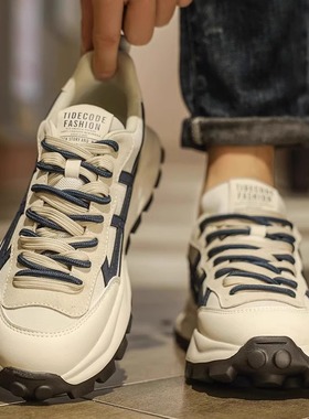 特大码男鞋秋冬季休闲运动鞋45阿甘鞋49软底46加绒47老爹男鞋子48