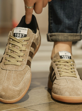 男士春季特大码低帮运动休闲德训鞋45潮流46板鞋47软底阿甘鞋4849