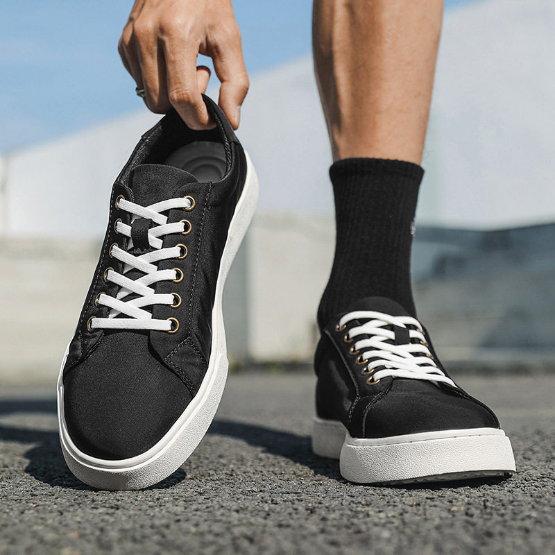 特大码透气帆布鞋男透气休闲板鞋45男士46百搭47运动48大号49男款