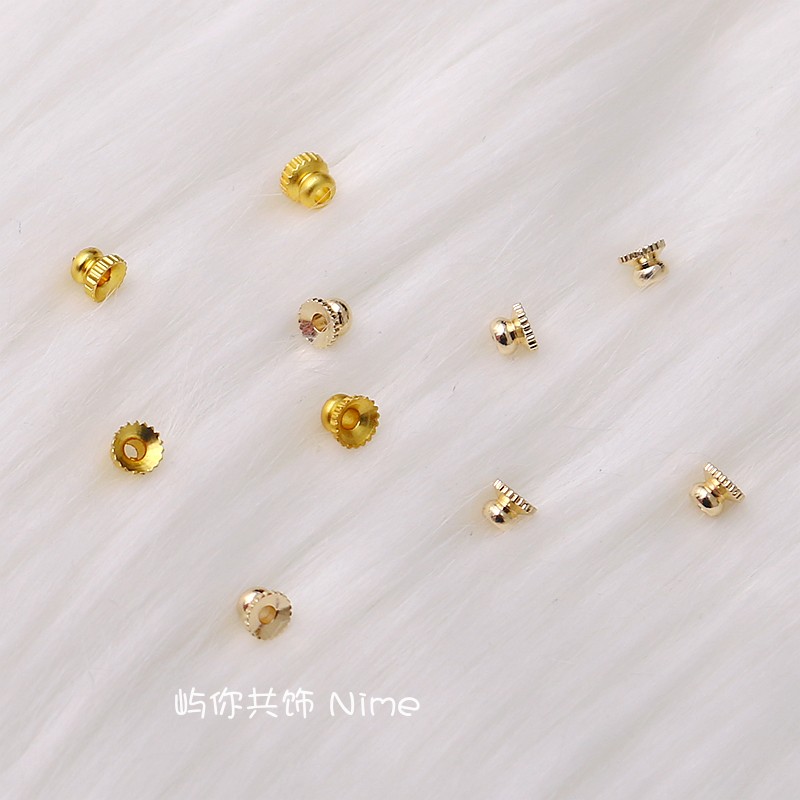14k包金保色车轮帽子4mm