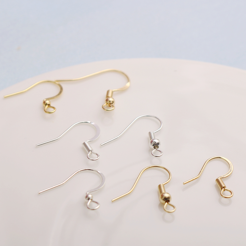 铜电镀金保色耳钩配件