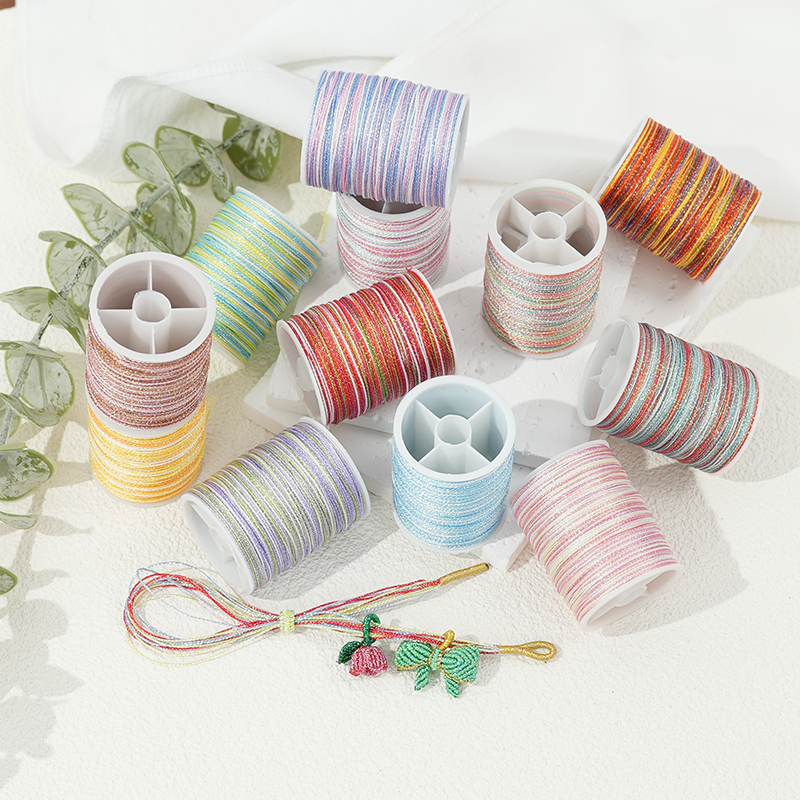 幻彩线diy手工线绳渐变色屿你