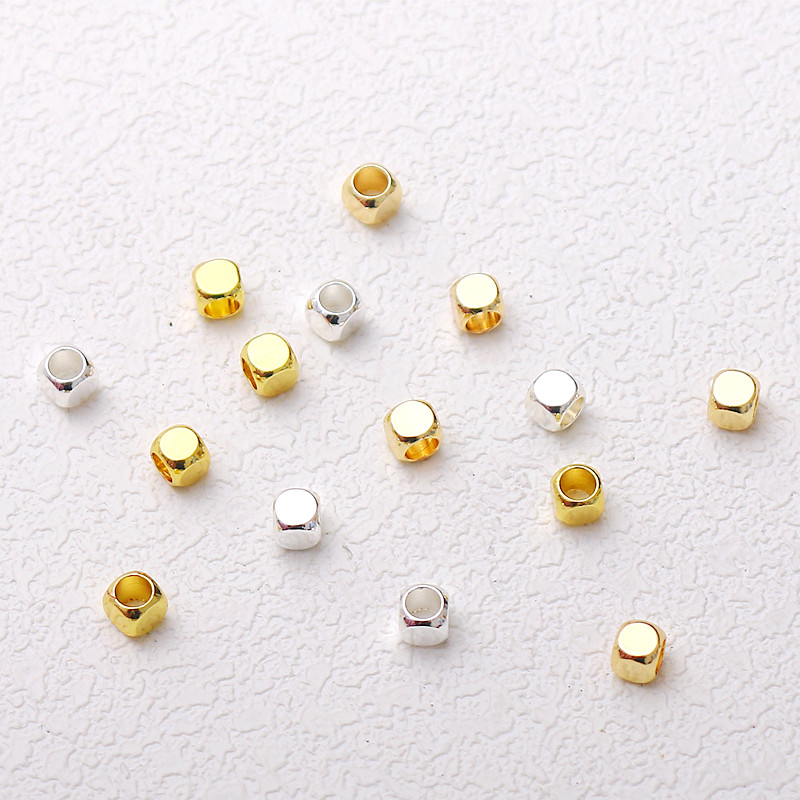 14K18K包金小方珠隔珠散珠切角方形骰子珠手工diy串饰品手链项链,饰品/流行首饰/时尚饰品新,其他DIY饰品配件,淘宝优惠券,粉丝福利购,淘宝优惠卷