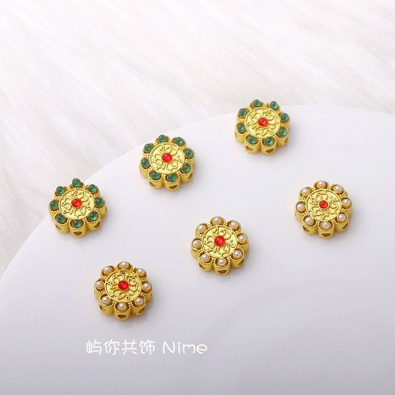 沙金滴油罗盘福气多珍珠锆石隔珠手工DIY饰品百搭吊坠配件,饰品/流行首饰/时尚饰品新,其他DIY饰品配件,淘宝优惠券,粉丝福利购,淘宝优惠卷