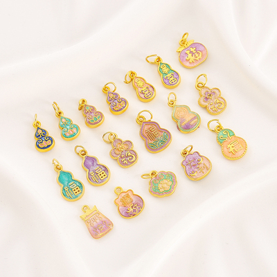 滴油福字葫芦平安锁吊坠挂件