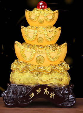 招财进宝金元宝摆件公司店铺开业乔迁礼品酒柜办公桌装饰品摆设