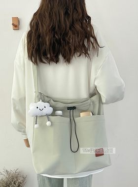 防水帆布包多兜男女通用休闲