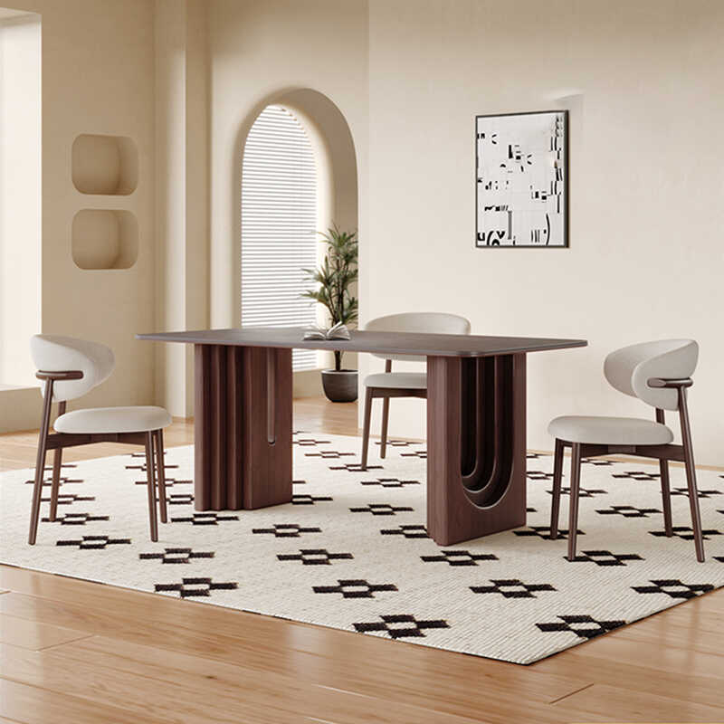 设计师款胡桃色实木岩魔块300-50