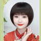 假发女短发时尚 全真人发丝假发套自然透气bobo头 圆脸波波头手织款