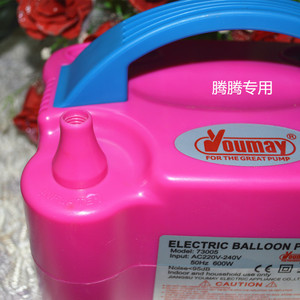 品包邮双孔充气泵广告气球充气机打气筒电动充气泵气球电动打气筒