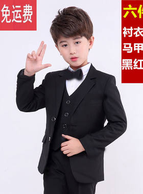 儿童小西装套装男童花孩小学生