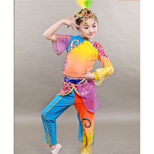 第八届小荷风采少儿舞蹈表演服鱼儿欢歌小鱼儿童演出服鱼儿舞蹈服