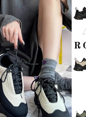 正品意大利ROA.POYANA登山鞋小众潮鞋男女户外徒步鞋增高老爹鞋