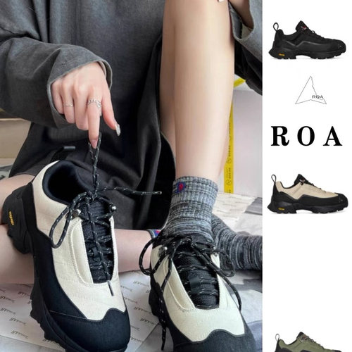 正品意大利ROA.POYANA登山鞋小众潮鞋男女户外徒步鞋增高老爹鞋