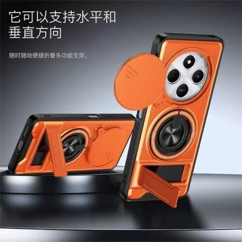 推拉窗小米红米14R防摔手机壳Redmi14C吸无线充POCOC75指环2411DRN47C横竖POCOM7隐形支架全包镜头保护壳