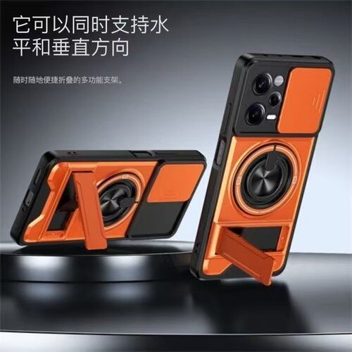 推拉窗小米红米NOTE12PRO防摔手机壳RedmiNOTE12吸无线充22101316C指环横竖POCOX5PRO隐形支架全包镜头保护壳