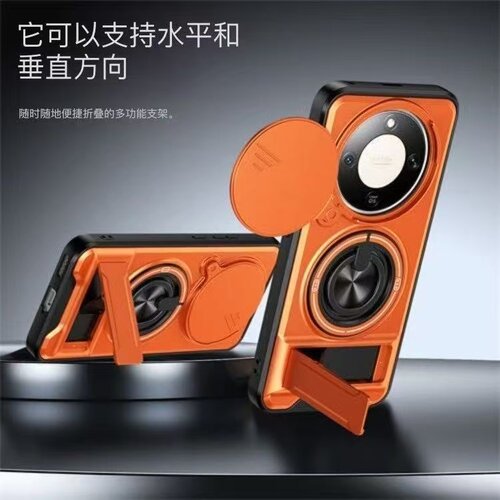 推拉窗荣耀X60PRO防摔手机壳RYX60吸无线充X9C指环HonorMagic7lite横竖BRPANOO隐形多功能支架全包镜头保护壳