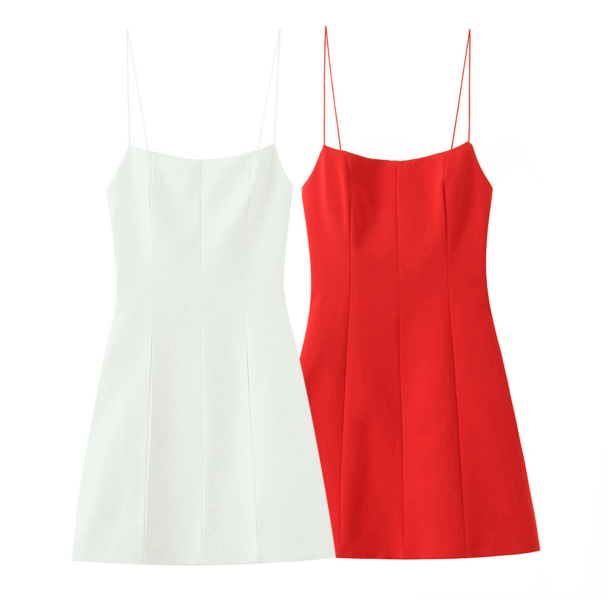 外贸女装 欧美风新款后背蝴蝶结饰露背弹性短连衣裙 8186111