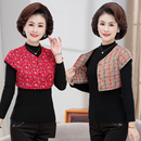 中老年女装 坎肩老人驼绒棉睡觉马甲 秋冬保暖护肩背心妈妈防寒短款