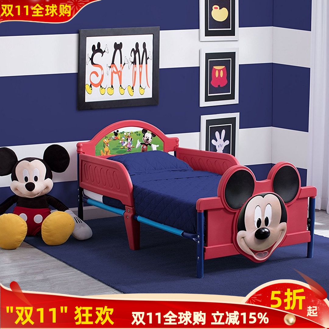 迪士尼授权儿童床,原装出口。