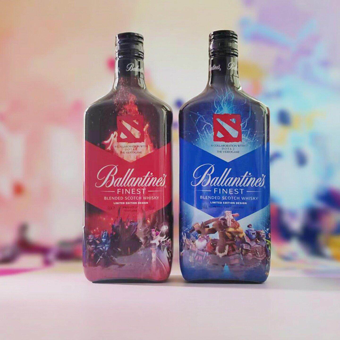 百龄坛特醇苏格兰威士忌电竞游戏DOTA2刀塔联名限定款Ballantines