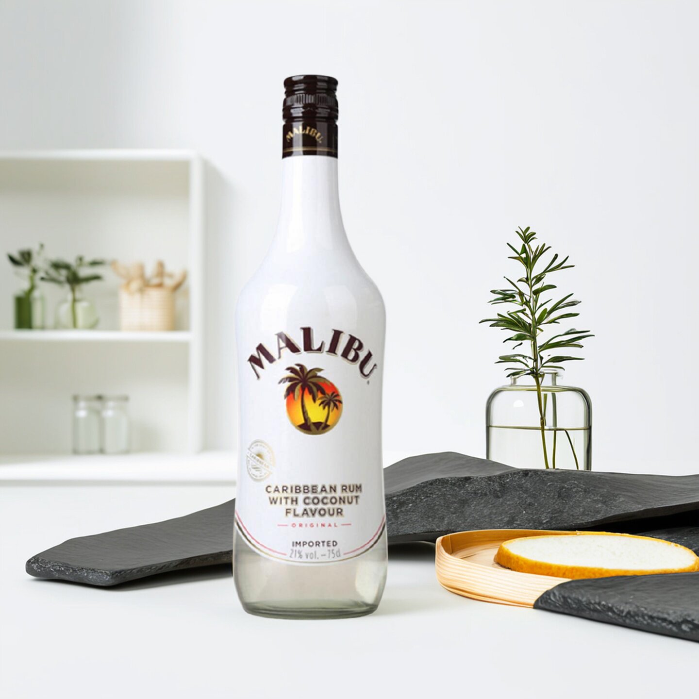 马利宝朗姆酒加勒比椰子烘焙基酒MALIBUCoconut700ml瓶装进口洋酒