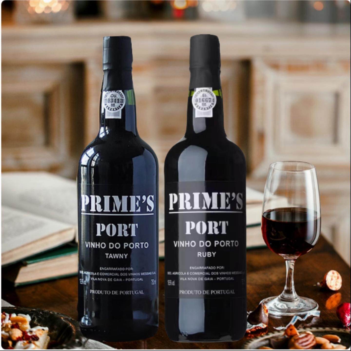 铂美世家 红宝石波特酒茶色葡萄牙进口甜型微醺葡萄酒750ml