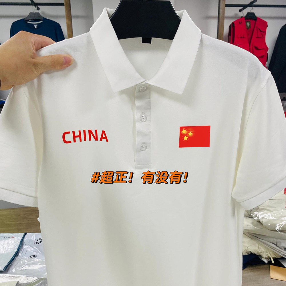 polo衫男女翻领运动短袖篮球教练速干t恤文化衫工作服国家队定制图片