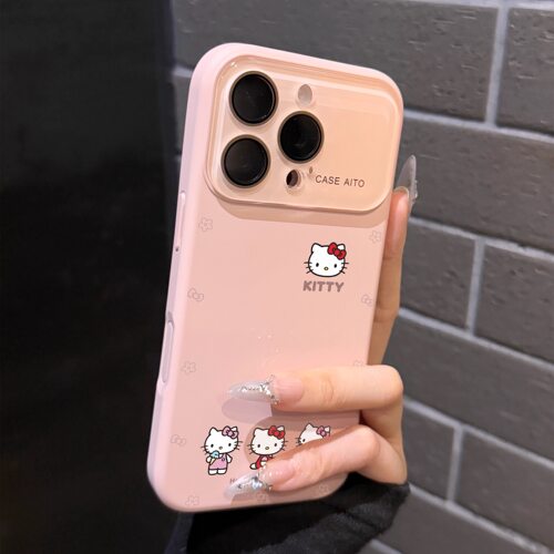 【秒变17】创意可爱kt猫适用苹果17promax手机壳15少女心iPhone16新款13高级感14plus全包防摔12巨好看