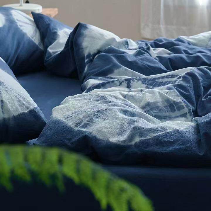 简约复古日式蓝色|全棉