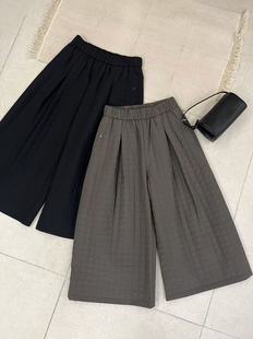 宽松休闲百搭高腰显瘦直筒阔腿裤 韩版 女 新款 2025冬季