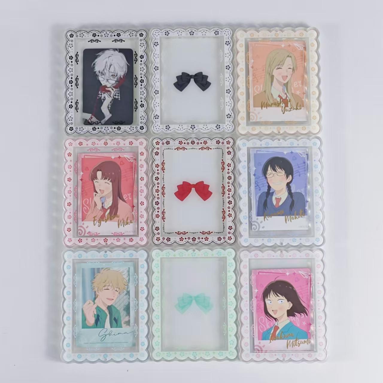 谷美立牌小红书三寸亚克力收纳框