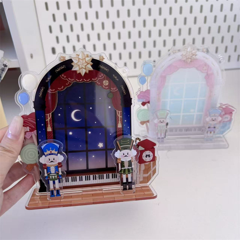 原创森林童话插卡立牌亚克力插卡立牌装饰摆件收纳框小卡照片收纳,模玩/动漫/周边/娃圈三坑/桌游,动漫徽章/立牌,淘宝优惠券,粉丝福利购,淘宝优惠卷