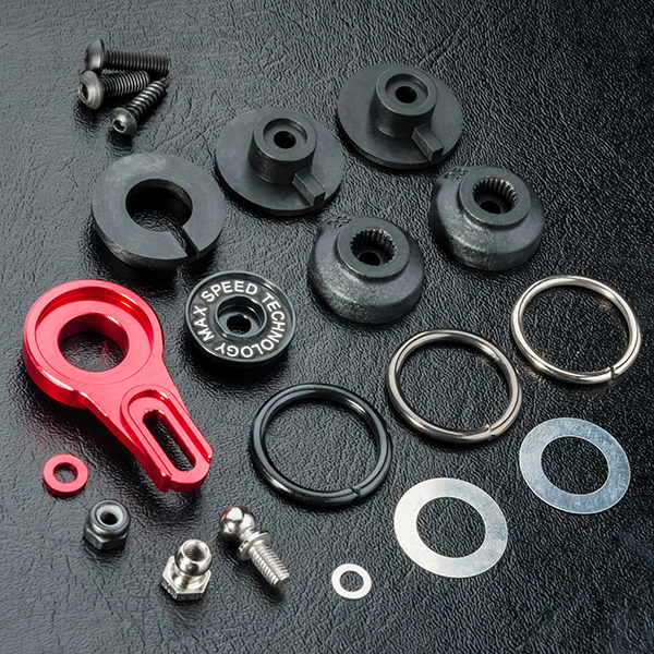 MST 820127R/S/P/BK/B RMX 2.0 RRXRC漂移车用金属8段可调舵机臂