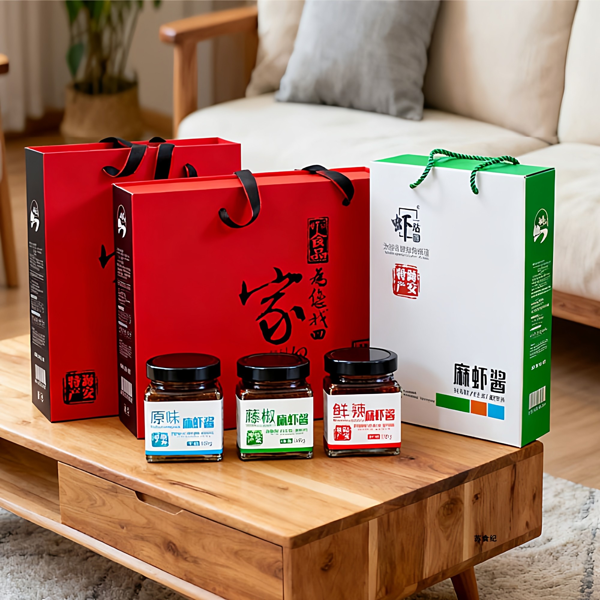 南通海安麻虾酱组合原味即食糠虾酱拌饭面酱蘸酱送礼年货礼盒包邮,粮油调味/速食/干货/烘焙,虾酱/蟹黄酱/秃黄油,淘宝优惠券,粉丝福利购,淘宝优惠卷