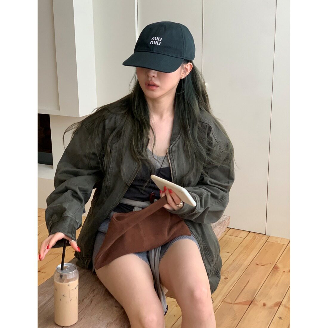 韩系潮流酷酷的极简棒球服洗水夹克服外套2026秋季新品女上衣