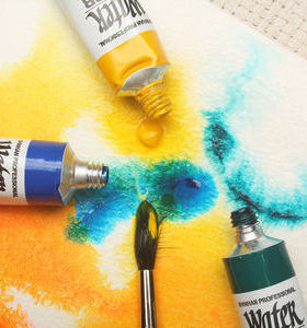 韩国进口SHINHAN新韩透明水彩颜料美术生初学者绘画专用单支12ml