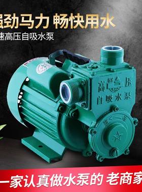 抽水泵井用铝头老式家用自吸泵