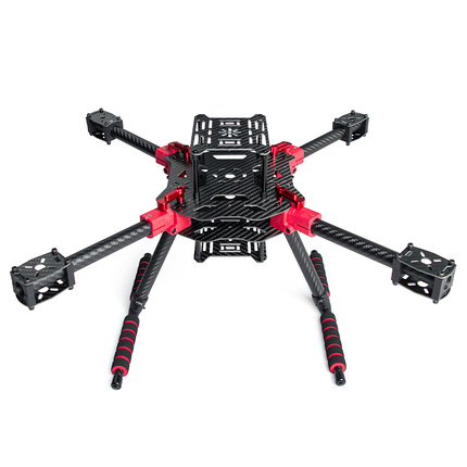 J450/F450四轴多轴碳纤伞形折叠机架航拍无人机550碳纤维四轴机架