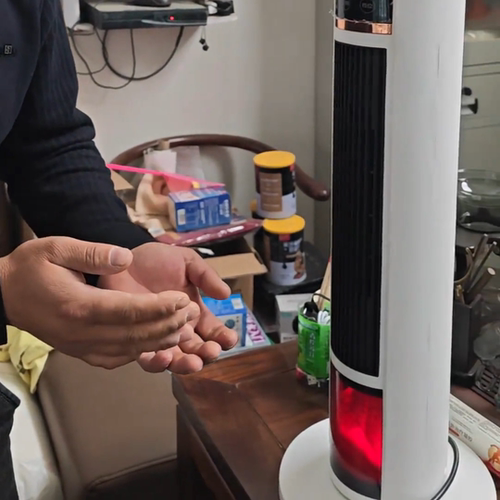 取暖神器一件代发新款石墨烯暖风机家用小型加湿电暖器