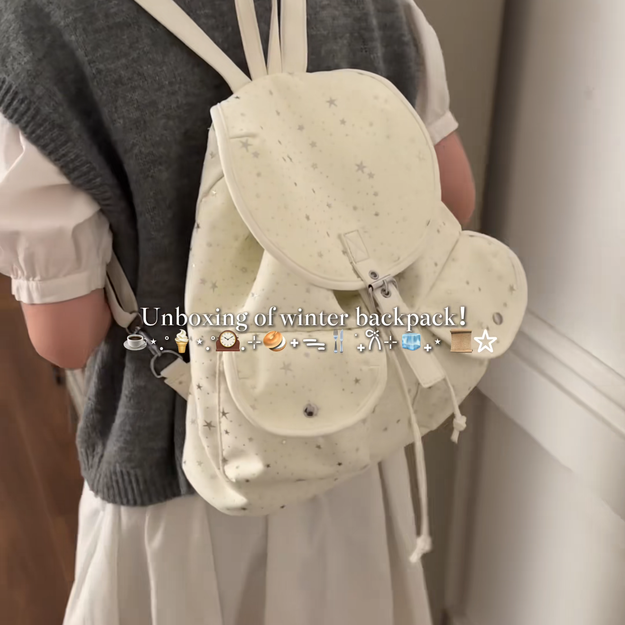 2026 春季毛绒双肩包女 大容量百搭通勤包 个性单肩托特包2026新