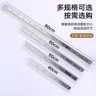 地刮不锈钢杆硅胶刮水器推水刮刀瓷砖浴室刮地器地面地板橡胶配件