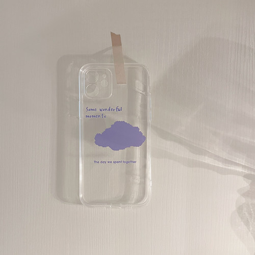 云朵手机壳15iphone16pro适用nova12华为mate50小米14荣耀200透明p7060红米note13小众iqoo12魅族20vivos19软
