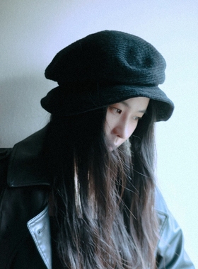 MING 夜风凛凛 l 传统羊毛辫有趣造型大帽头不规则塑形秋冬盆帽