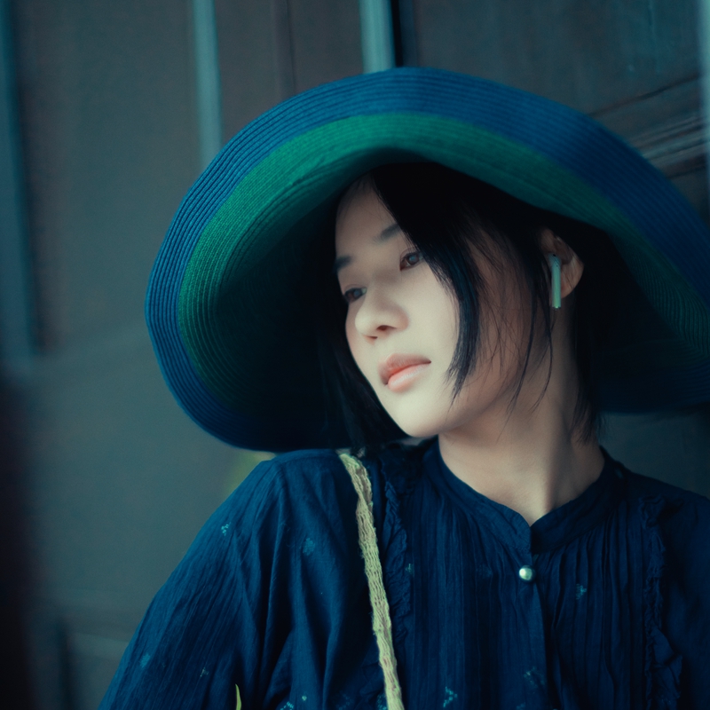 原创超大檐日本纸草防晒空顶帽