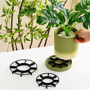 【防烂根支架】塑料防烂根沥水支架托架花盆垫高脚塑料花盆底透气