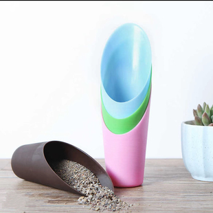 多肉铺面铲子盆栽绿植种植工具日式铲土杯铺面勺铺面铲圆筒桶铲子